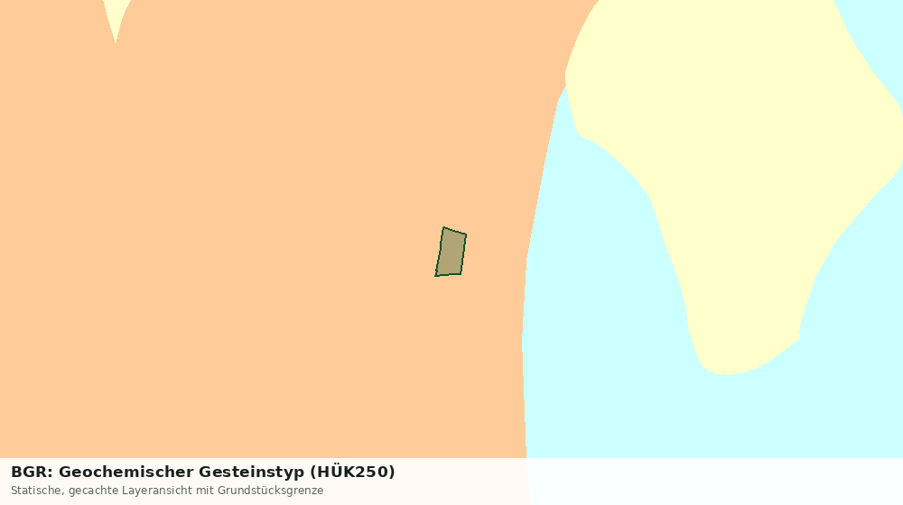 Statische Kartenansicht: BGR: Geochemischer Gesteinstyp (HÜK250)