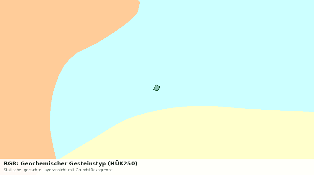 Statische Kartenansicht: BGR: Geochemischer Gesteinstyp (HÜK250)