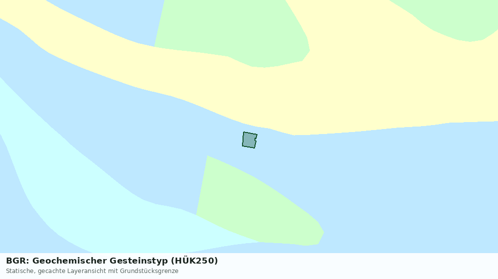 Statische Kartenansicht: BGR: Geochemischer Gesteinstyp (HÜK250)