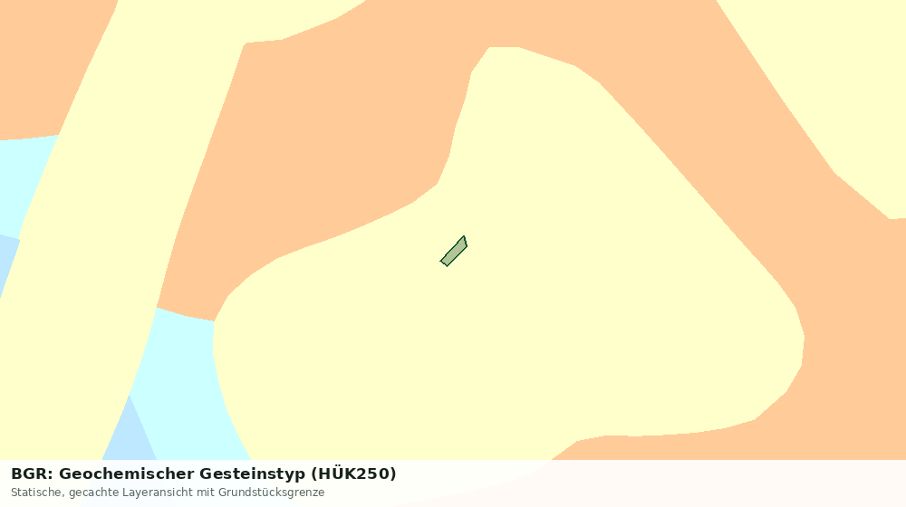 Statische Kartenansicht: BGR: Geochemischer Gesteinstyp (HÜK250)