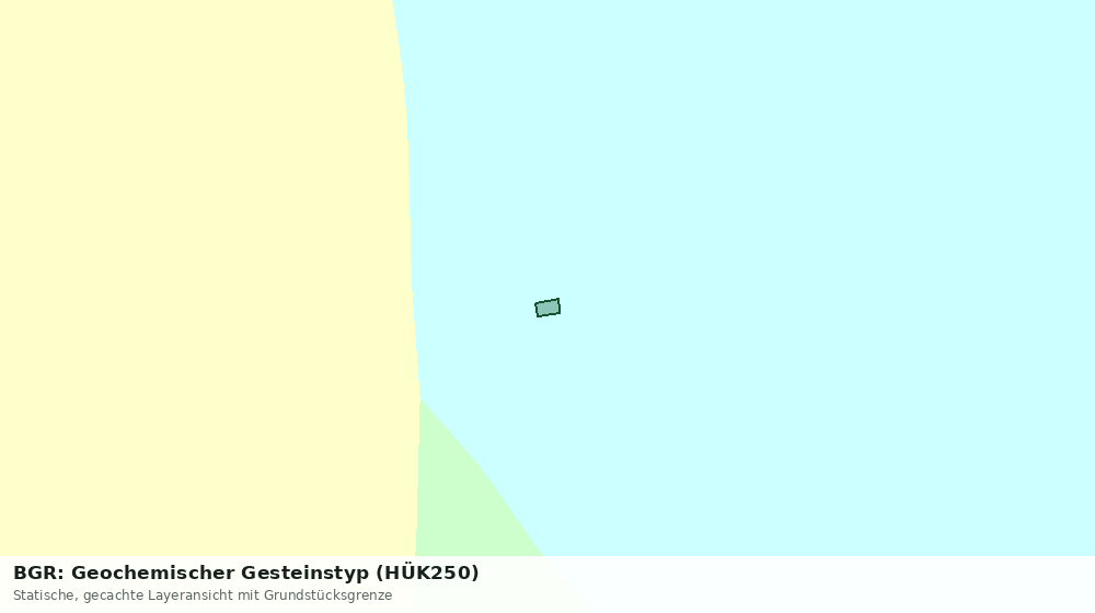 Statische Kartenansicht: BGR: Geochemischer Gesteinstyp (HÜK250)