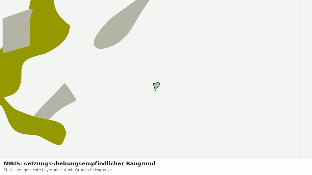 Statische Kartenansicht: NIBIS: setzungs-/hebungsempfindlicher Baugrund