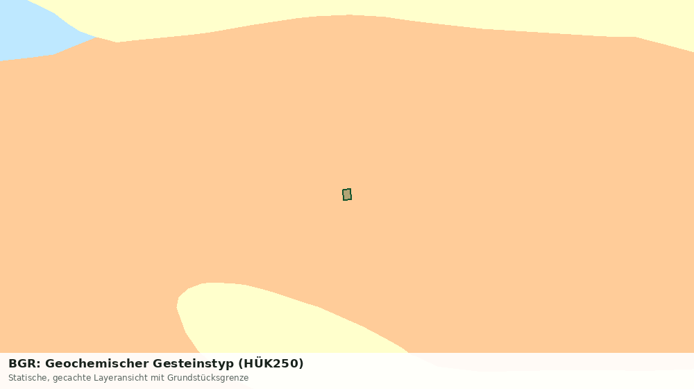 Statische Kartenansicht: BGR: Geochemischer Gesteinstyp (HÜK250)