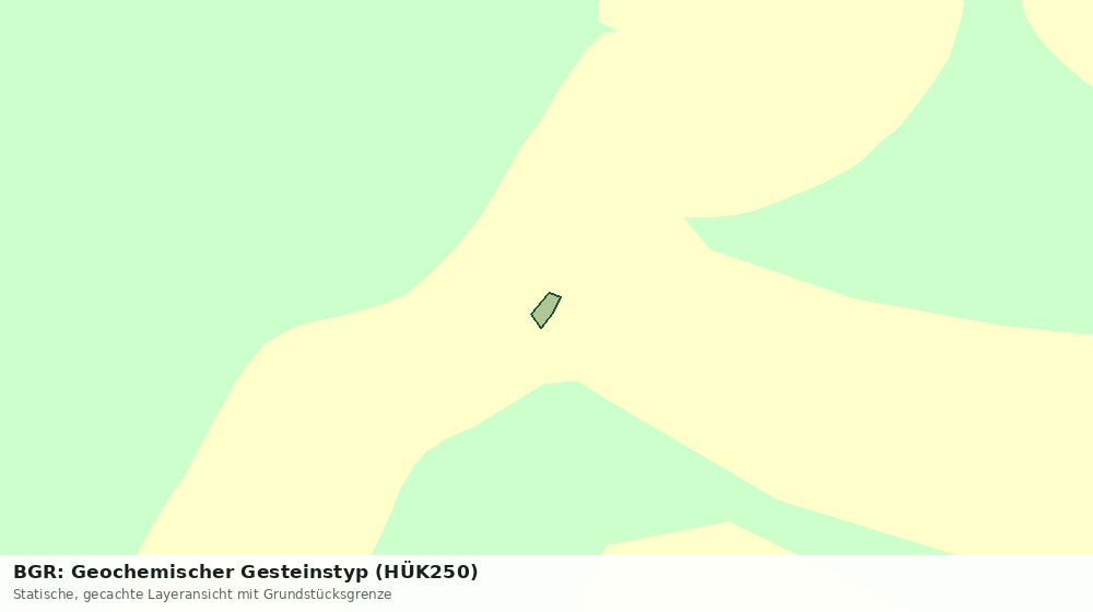 Statische Kartenansicht: BGR: Geochemischer Gesteinstyp (HÜK250)
