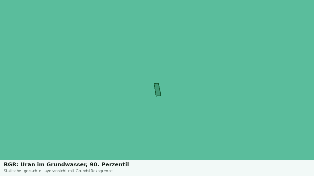 Statische Kartenansicht: BGR: Uran im Grundwasser, 90. Perzentil