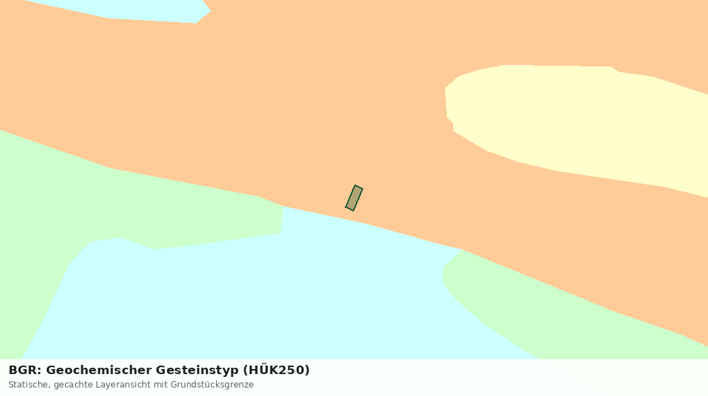 Statische Kartenansicht: BGR: Geochemischer Gesteinstyp (HÜK250)