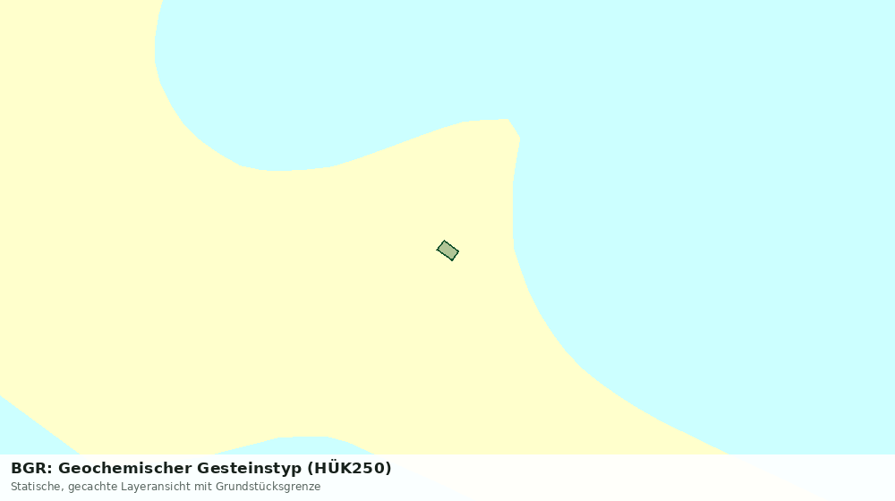 Statische Kartenansicht: BGR: Geochemischer Gesteinstyp (HÜK250)