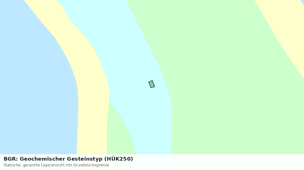 Statische Kartenansicht: BGR: Geochemischer Gesteinstyp (HÜK250)