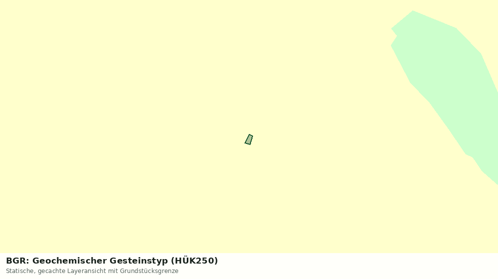 Statische Kartenansicht: BGR: Geochemischer Gesteinstyp (HÜK250)