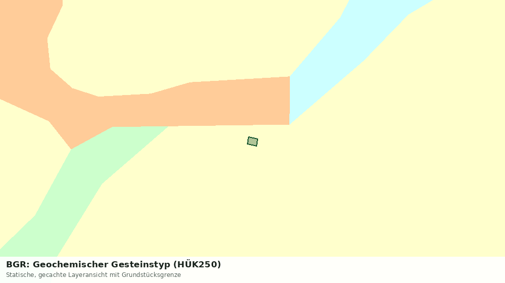 Statische Kartenansicht: BGR: Geochemischer Gesteinstyp (HÜK250)