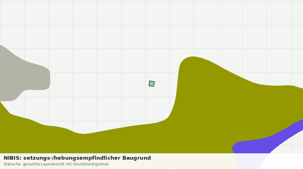 Statische Kartenansicht: NIBIS: setzungs-/hebungsempfindlicher Baugrund