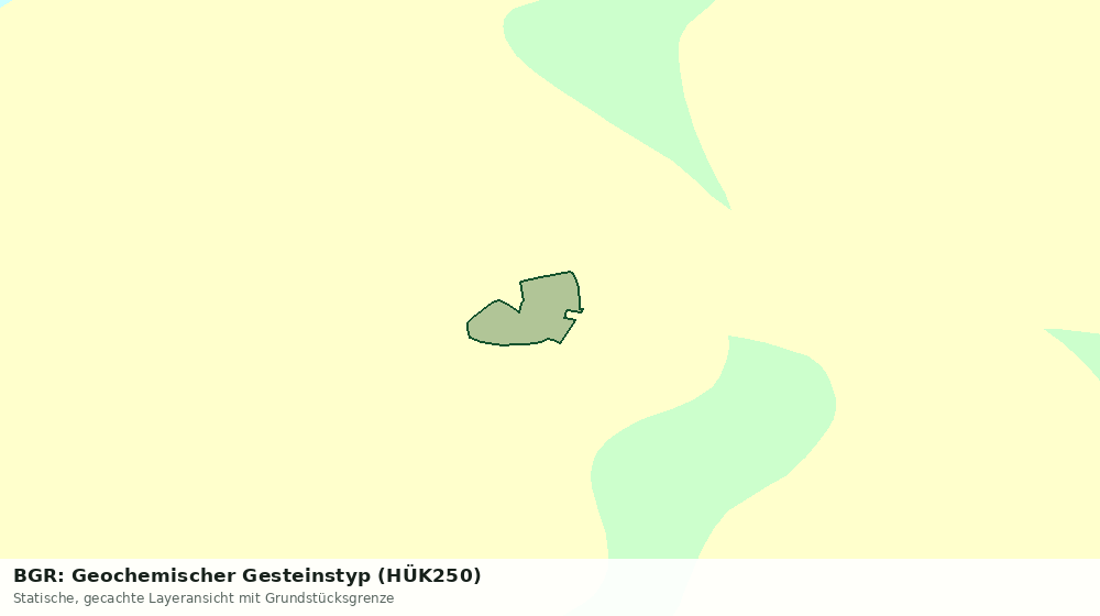 Statische Kartenansicht: BGR: Geochemischer Gesteinstyp (HÜK250)