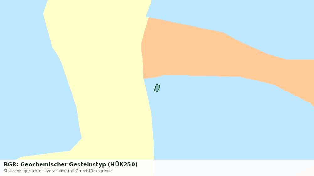 Statische Kartenansicht: BGR: Geochemischer Gesteinstyp (HÜK250)