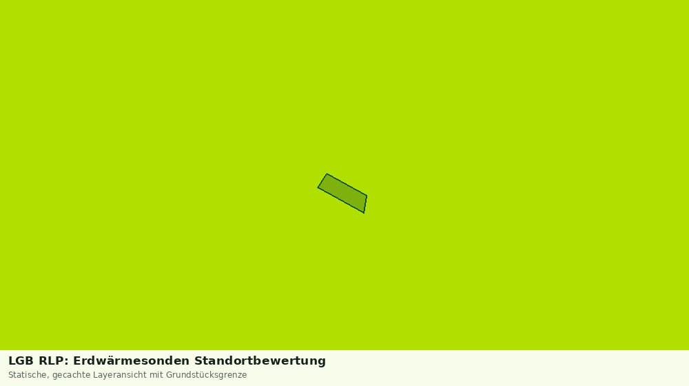 Statische Kartenansicht: LGB RLP: Erdwärmesonden Standortbewertung