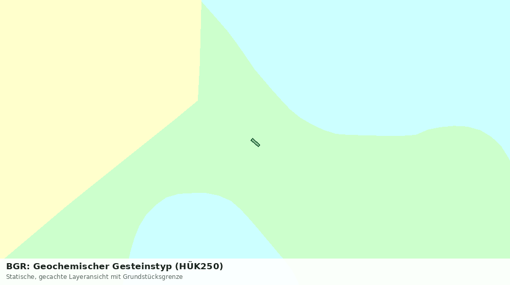 Statische Kartenansicht: BGR: Geochemischer Gesteinstyp (HÜK250)