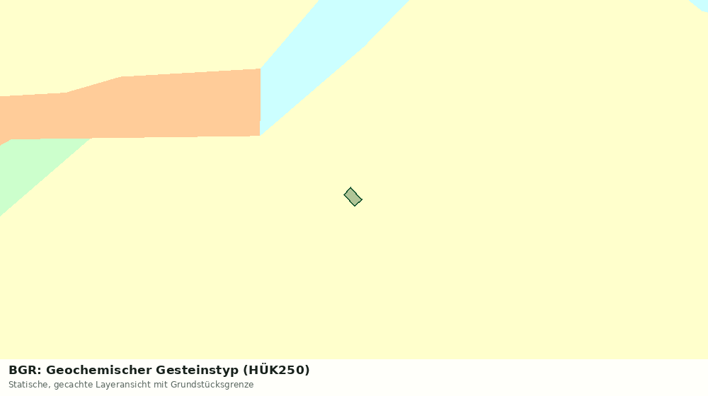 Statische Kartenansicht: BGR: Geochemischer Gesteinstyp (HÜK250)