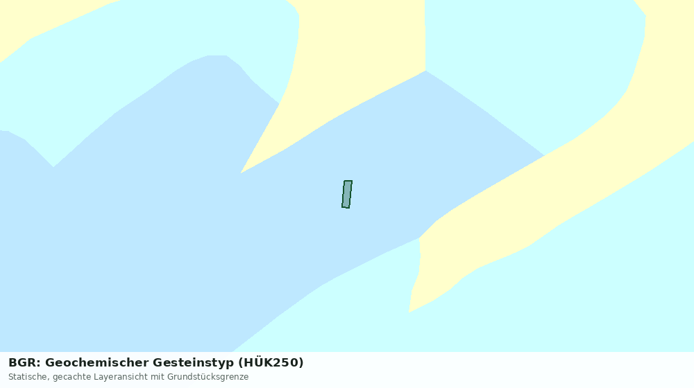 Statische Kartenansicht: BGR: Geochemischer Gesteinstyp (HÜK250)