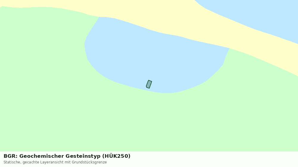 Statische Kartenansicht: BGR: Geochemischer Gesteinstyp (HÜK250)