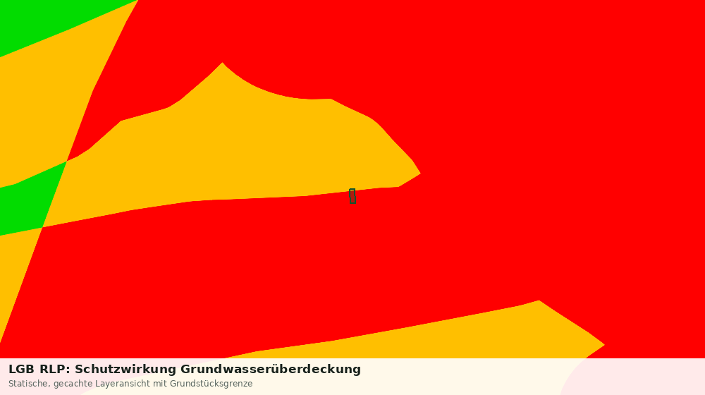 Statische Kartenansicht: LGB RLP: Schutzwirkung Grundwasserüberdeckung