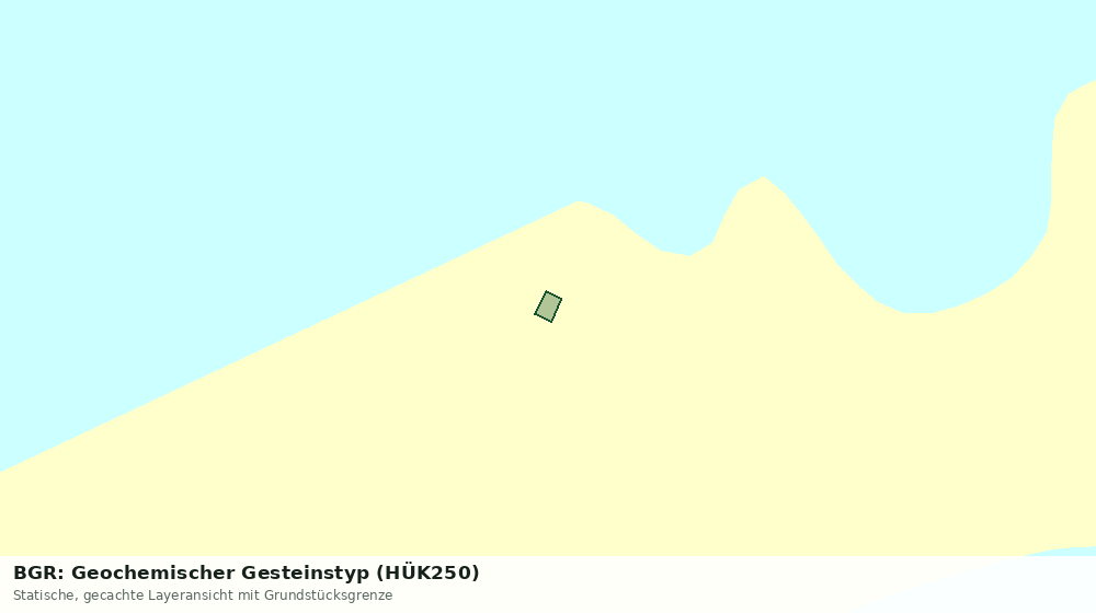 Statische Kartenansicht: BGR: Geochemischer Gesteinstyp (HÜK250)