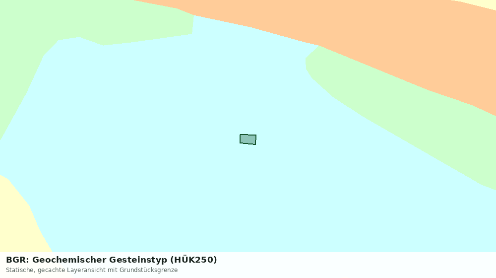 Statische Kartenansicht: BGR: Geochemischer Gesteinstyp (HÜK250)