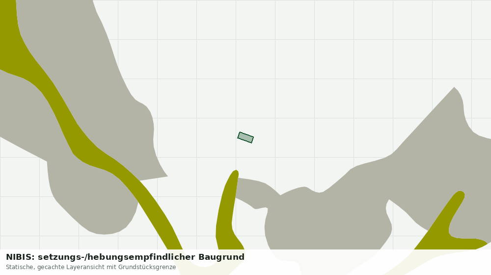 Statische Kartenansicht: NIBIS: setzungs-/hebungsempfindlicher Baugrund