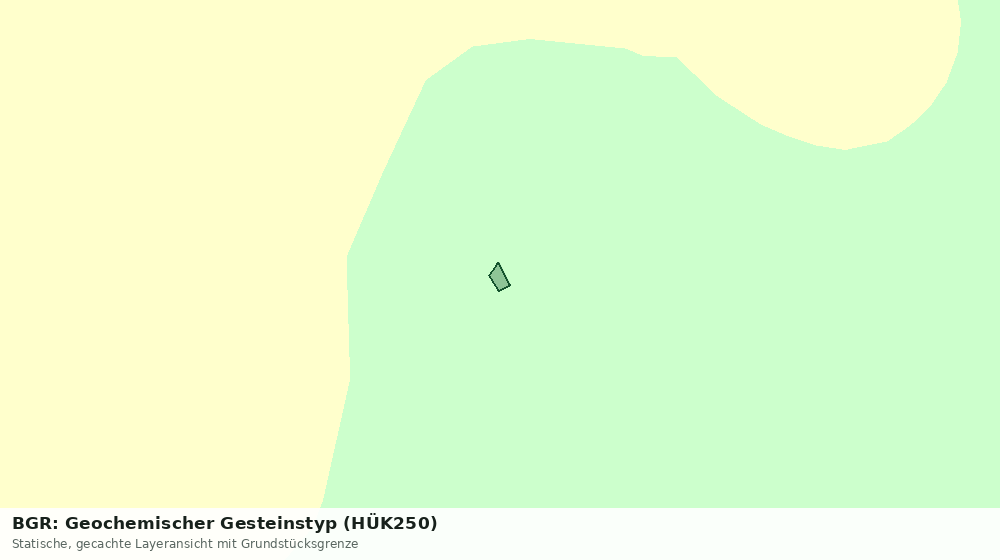 Statische Kartenansicht: BGR: Geochemischer Gesteinstyp (HÜK250)