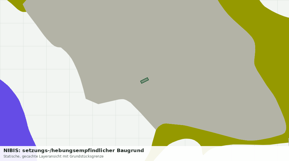 Statische Kartenansicht: NIBIS: setzungs-/hebungsempfindlicher Baugrund