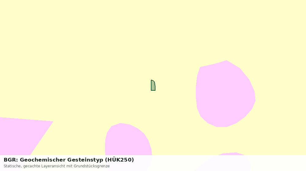 Statische Kartenansicht: BGR: Geochemischer Gesteinstyp (HÜK250)