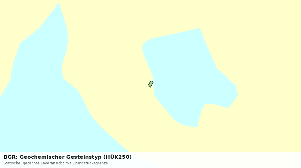 Statische Kartenansicht: BGR: Geochemischer Gesteinstyp (HÜK250)