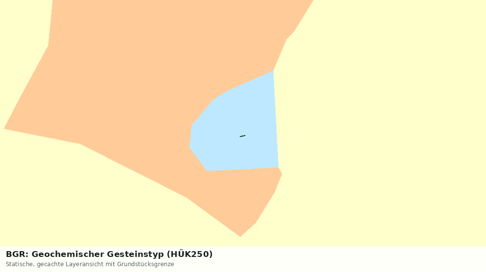 Statische Kartenansicht: BGR: Geochemischer Gesteinstyp (HÜK250)