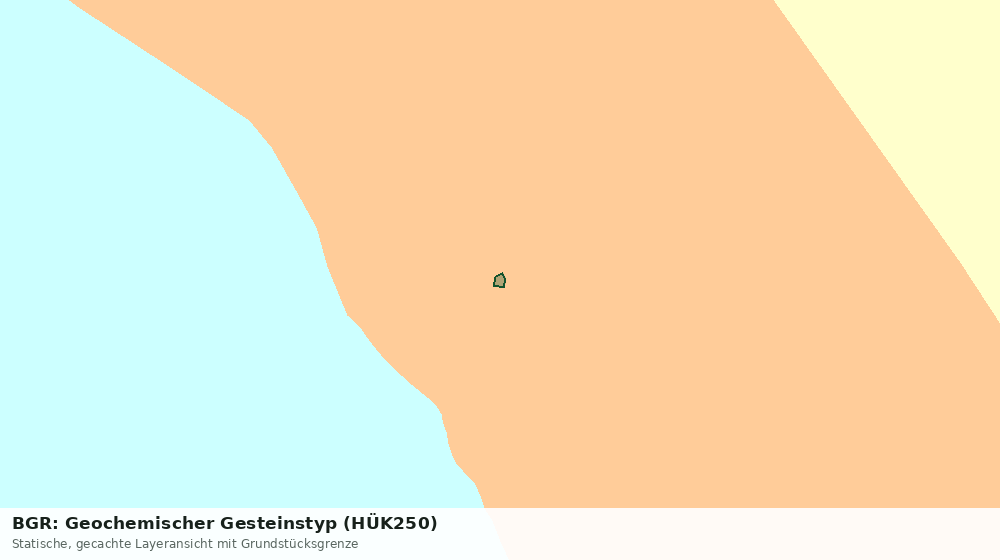 Statische Kartenansicht: BGR: Geochemischer Gesteinstyp (HÜK250)