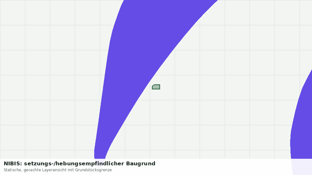 Statische Kartenansicht: NIBIS: setzungs-/hebungsempfindlicher Baugrund