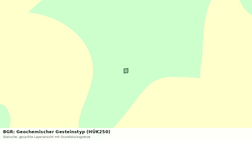 Statische Kartenansicht: BGR: Geochemischer Gesteinstyp (HÜK250)