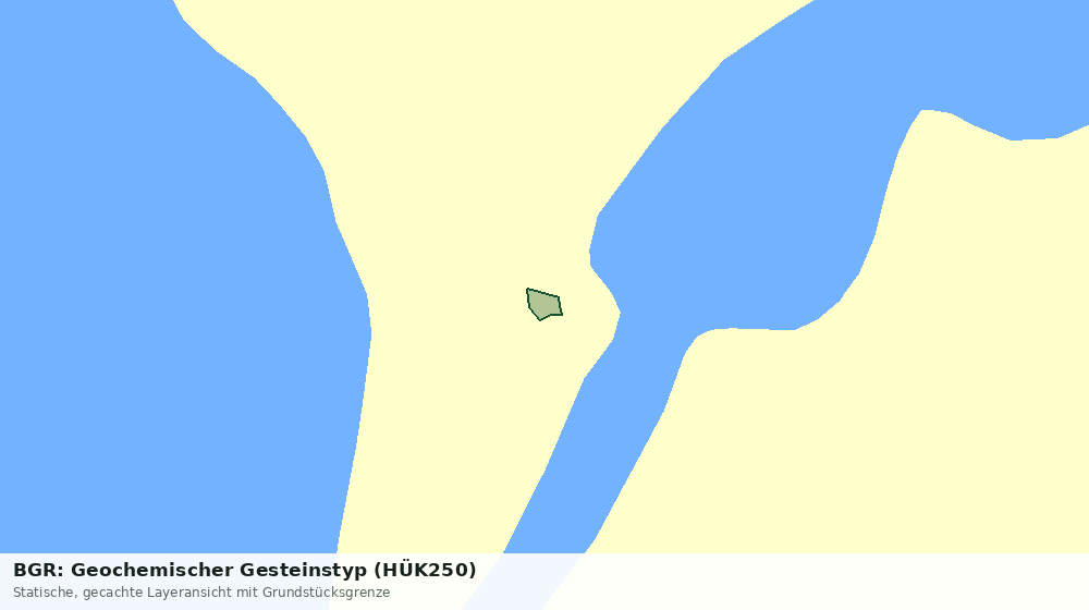 Statische Kartenansicht: BGR: Geochemischer Gesteinstyp (HÜK250)