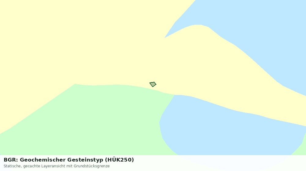 Statische Kartenansicht: BGR: Geochemischer Gesteinstyp (HÜK250)