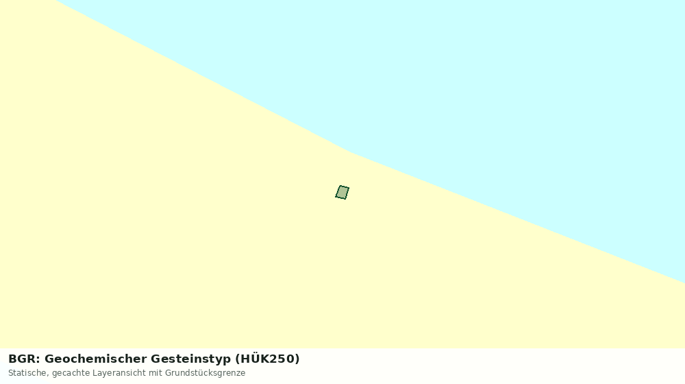 Statische Kartenansicht: BGR: Geochemischer Gesteinstyp (HÜK250)