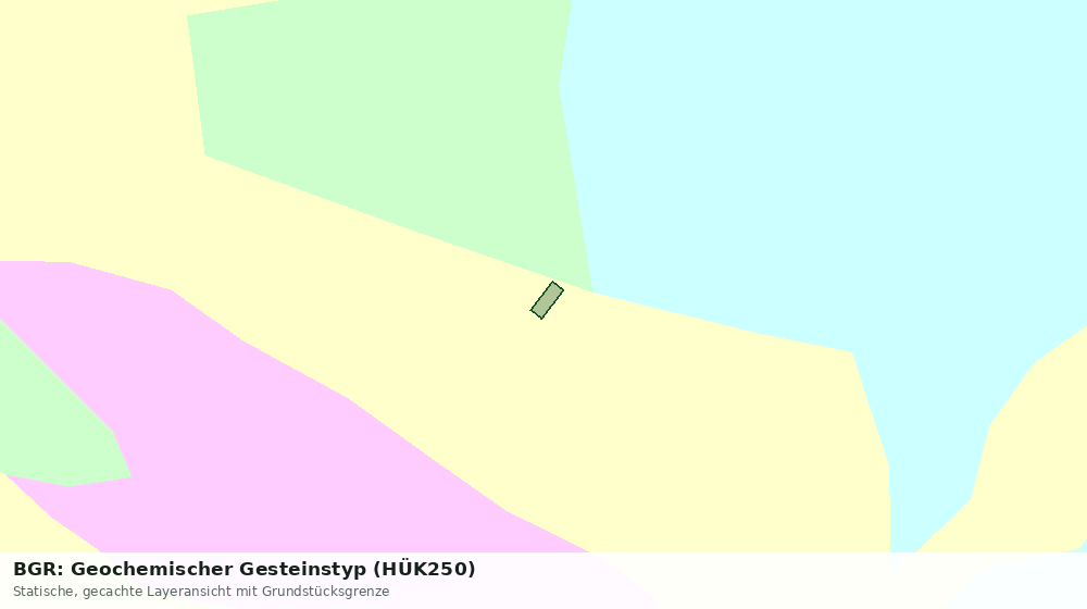 Statische Kartenansicht: BGR: Geochemischer Gesteinstyp (HÜK250)