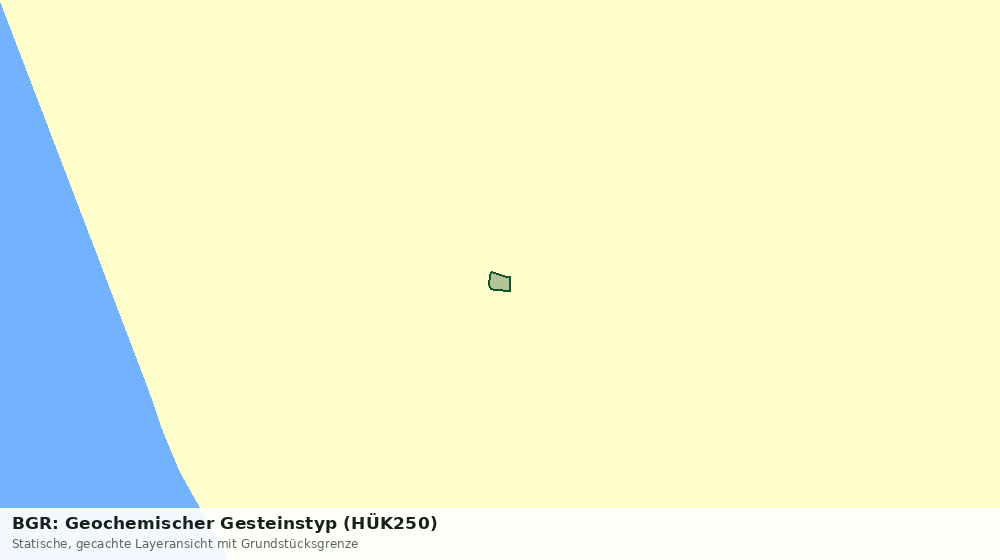 Statische Kartenansicht: BGR: Geochemischer Gesteinstyp (HÜK250)