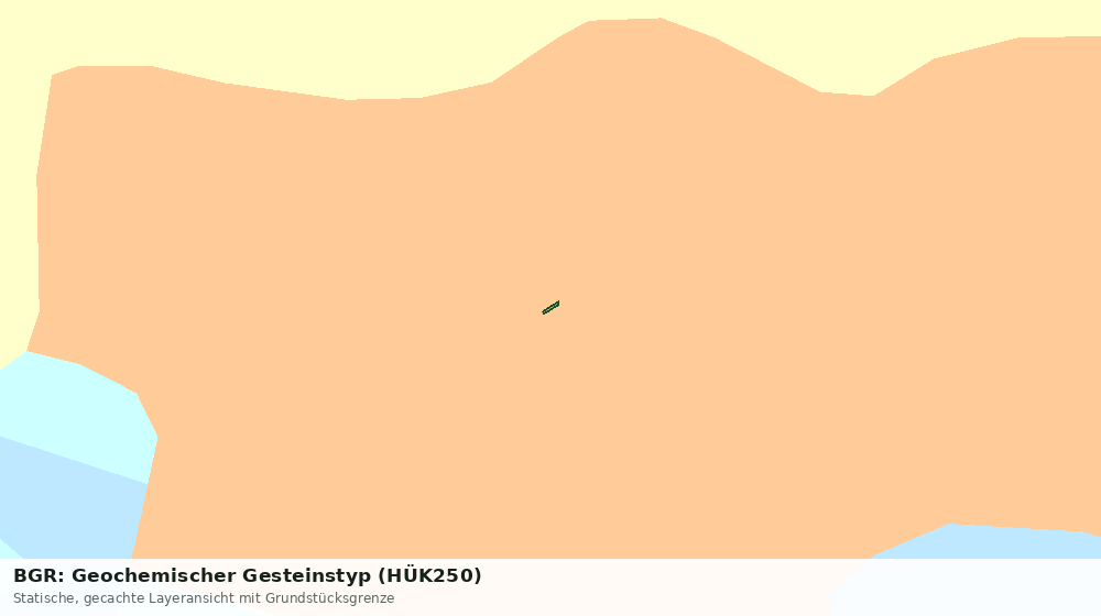Statische Kartenansicht: BGR: Geochemischer Gesteinstyp (HÜK250)
