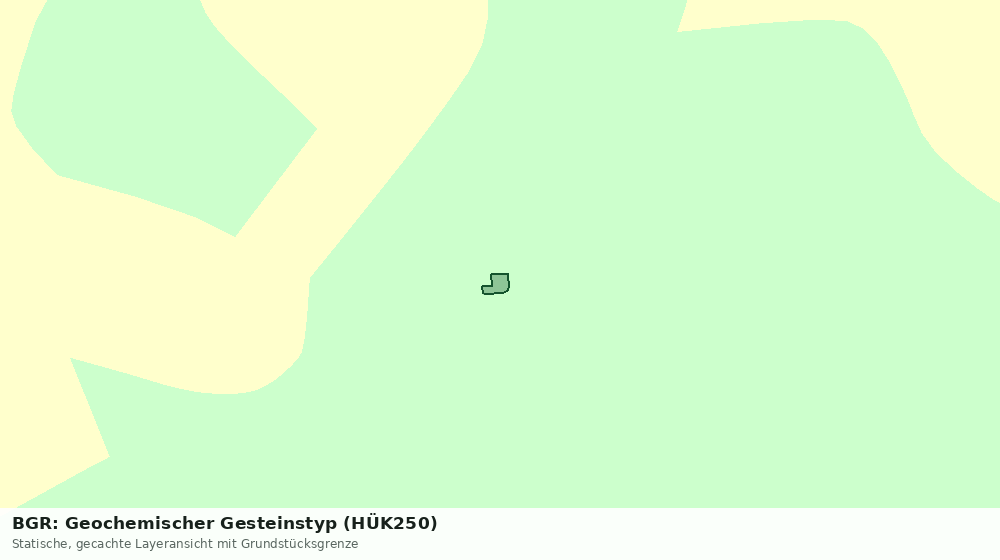 Statische Kartenansicht: BGR: Geochemischer Gesteinstyp (HÜK250)
