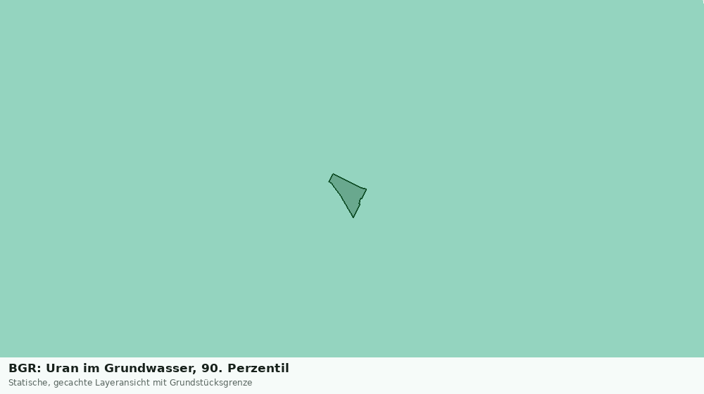 Statische Kartenansicht: BGR: Uran im Grundwasser, 90. Perzentil