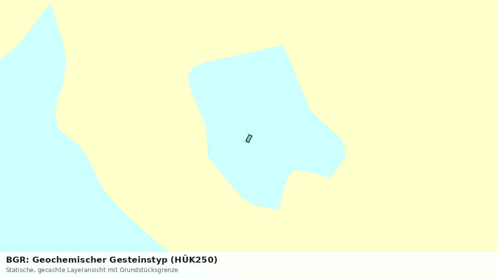 Statische Kartenansicht: BGR: Geochemischer Gesteinstyp (HÜK250)