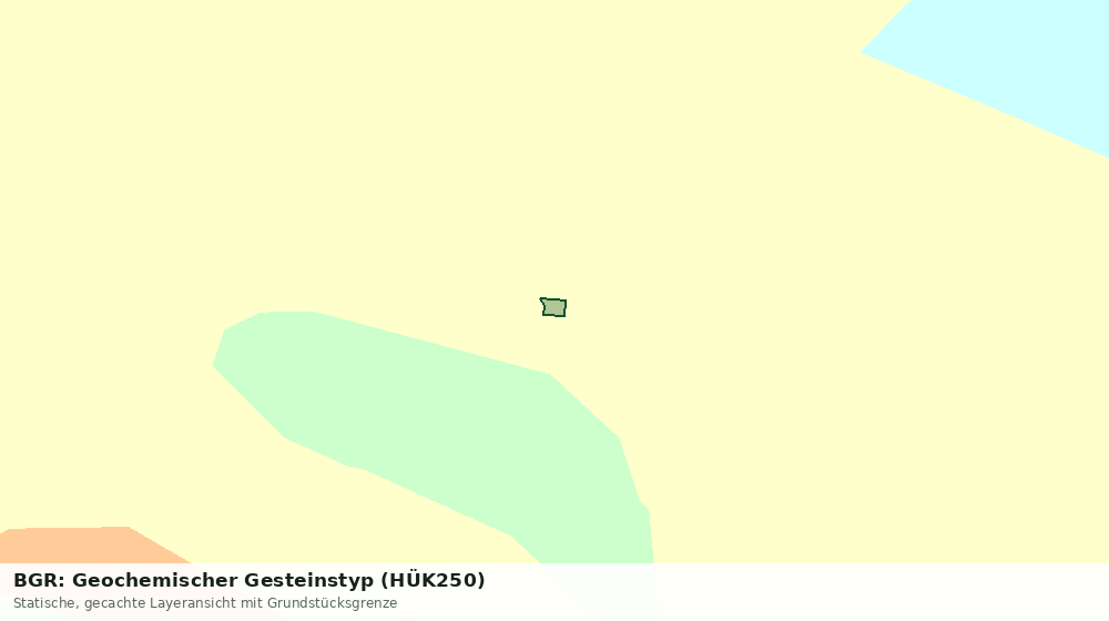 Statische Kartenansicht: BGR: Geochemischer Gesteinstyp (HÜK250)