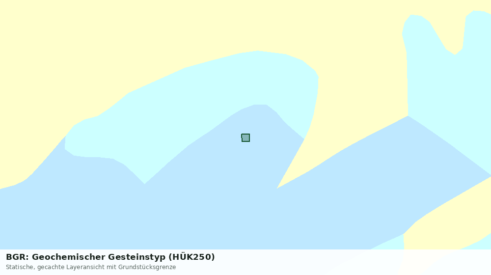 Statische Kartenansicht: BGR: Geochemischer Gesteinstyp (HÜK250)