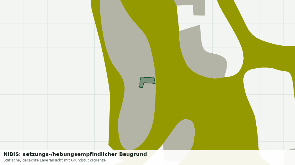 Statische Kartenansicht: NIBIS: setzungs-/hebungsempfindlicher Baugrund