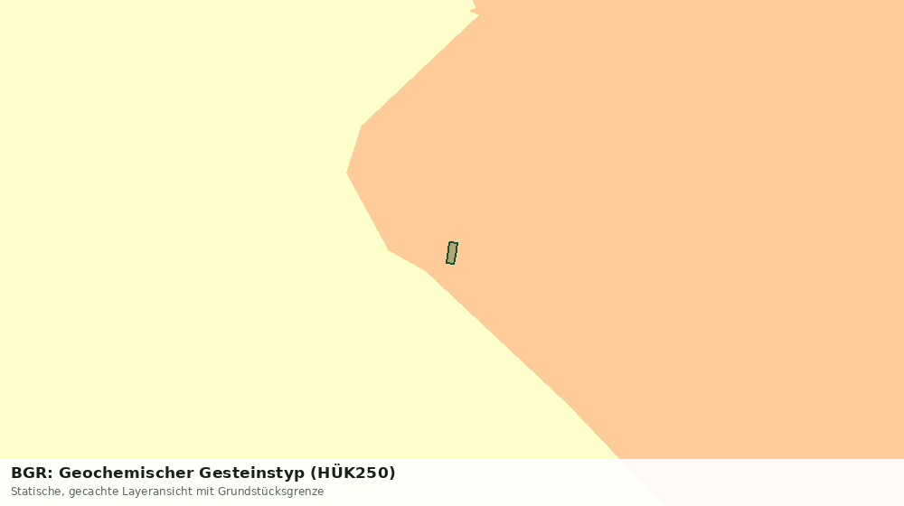 Statische Kartenansicht: BGR: Geochemischer Gesteinstyp (HÜK250)