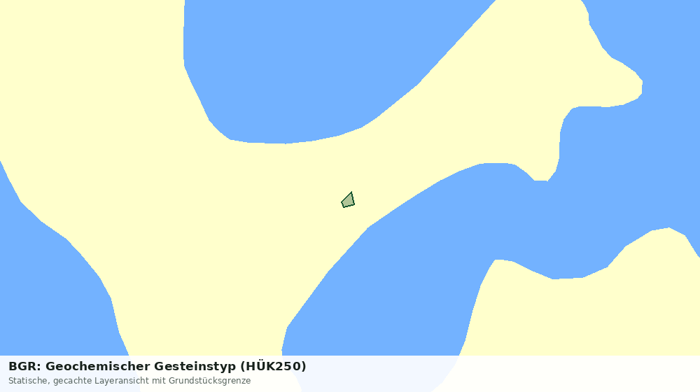Statische Kartenansicht: BGR: Geochemischer Gesteinstyp (HÜK250)