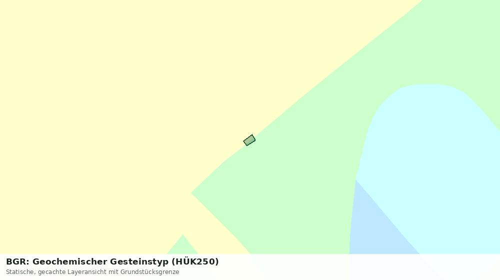 Statische Kartenansicht: BGR: Geochemischer Gesteinstyp (HÜK250)
