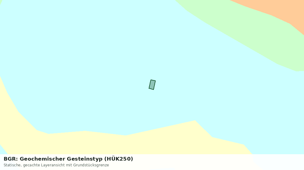 Statische Kartenansicht: BGR: Geochemischer Gesteinstyp (HÜK250)